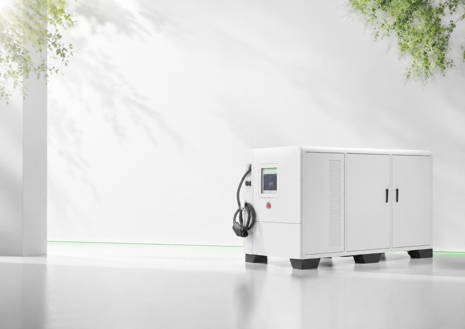 Stație rapidă mobilă e-mobility FAST DC 60 kW cu stocare de 64,5 kWh