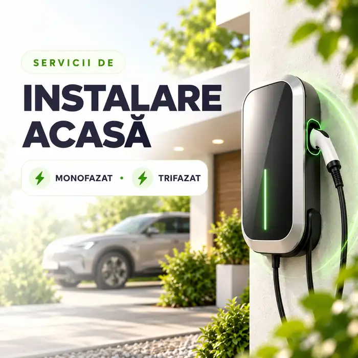 Servicii de instalare acasă pentru stații de încărcare AC monofazate și trifazate