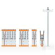 Unitatea de alimentare Kempower C500/800 este o soluție de tip rack, scalabilă și modulară. Furnizează o putere totală de încărcare de până la 600 kW, cu până la 8 puncte de încărcare.